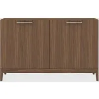 Peoria Wooden Sideboard with 2 Doors - Walnut