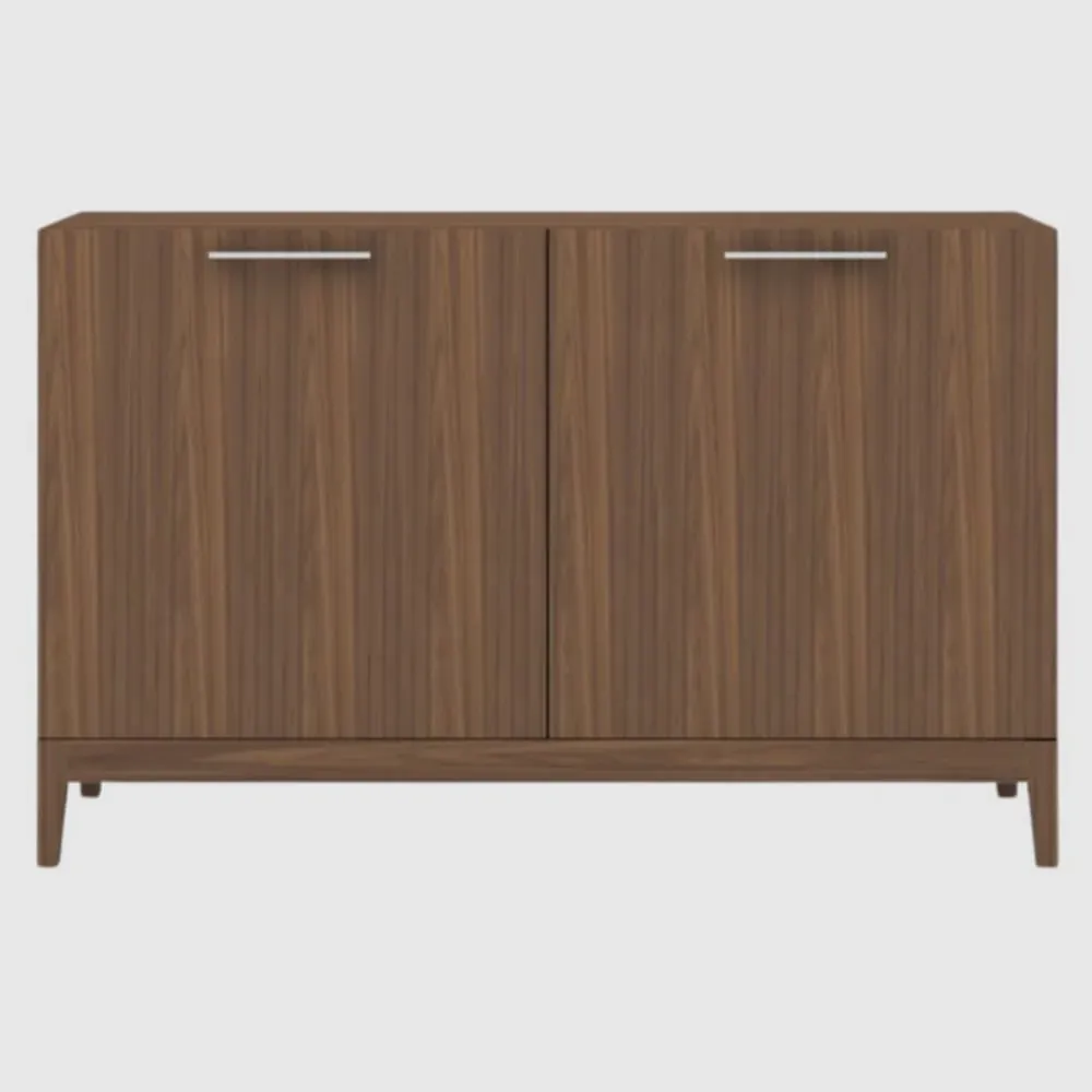 Peoria Wooden Sideboard with 2 Doors - Walnut image