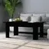 Perilla Rectangular Coffee Table - Black, Chipboard