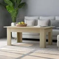 Perilla Rectangular Coffee Table - Sonoma Oak, Chipboard