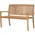 Perkha 2-Seater Garden Bench - Oak, Teak