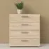 Perkin 4 Drawer Chest - Oak
