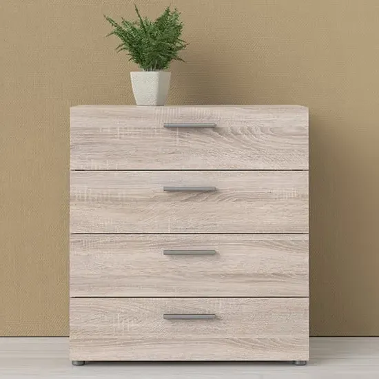 Perkin 4 Drawer Chest - Truffle Oak