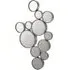 Persacone Multi Bubble Design Wall Mirror - Silver