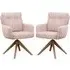 Petaluma Dining Chairs - Blush Pink, Oak