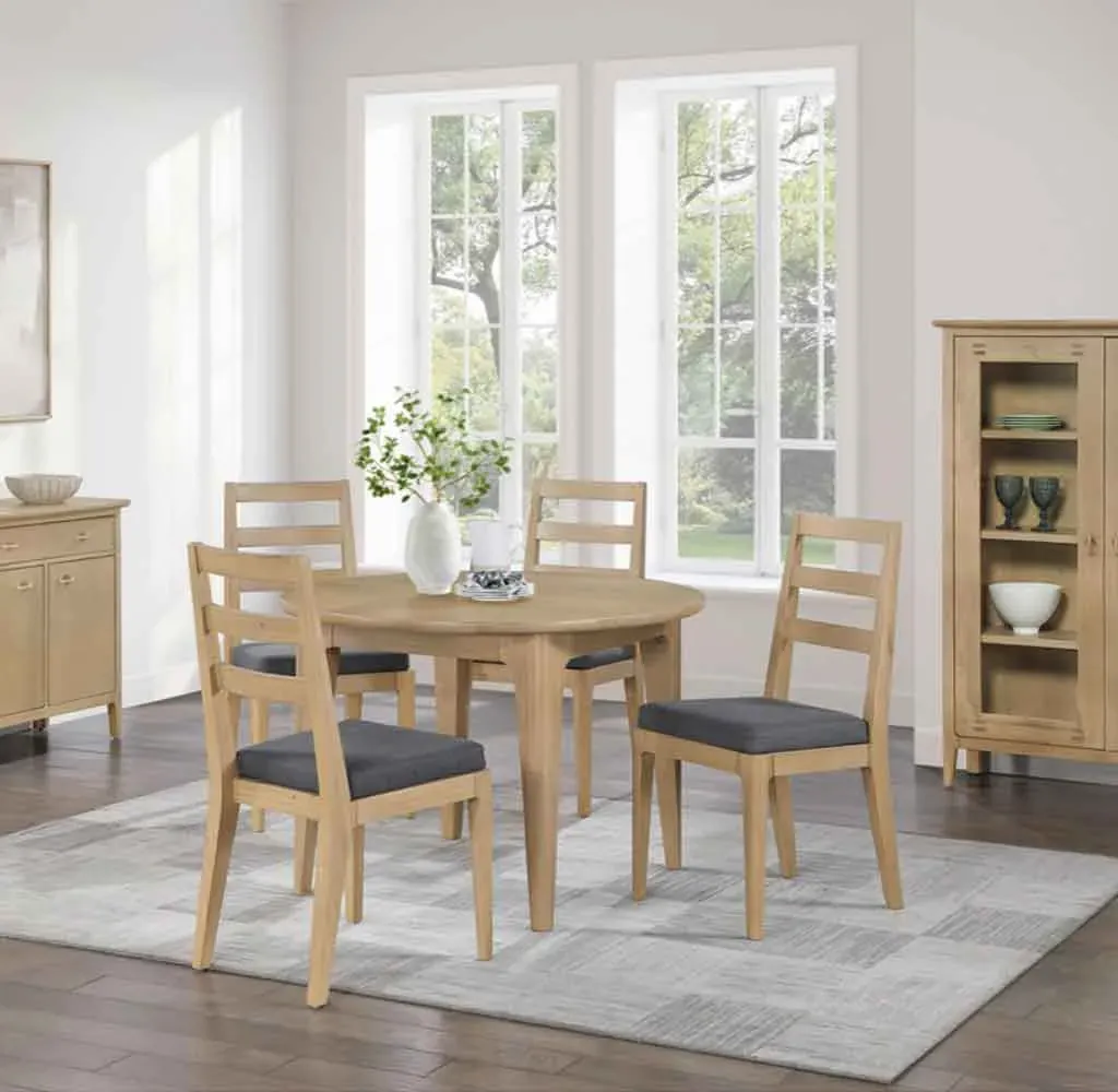 Petaluma Round Dining Table with 6 Chairs - Oak product