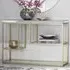Petard Console Table - Champagne, Mirrored