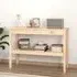 Petey Console Table with Undershelf - Natural, Pinewood