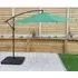 Pevely 3m Garden Parasol with Crank - Green, Polyester