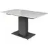 Pevely Extendable Dining Table - White, Ceramic