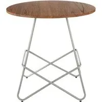 Pherkad Round Dining Table - Grey, Elm Wood