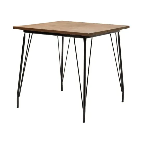 Pherkad Square Dining Table - Natural, Elm Wood