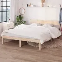 Phyre Small Double Bed Frame - Natural, Pinewood
