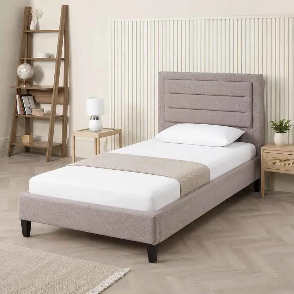 Picasso Single Bed Frame - Grey Marl, Fabric product