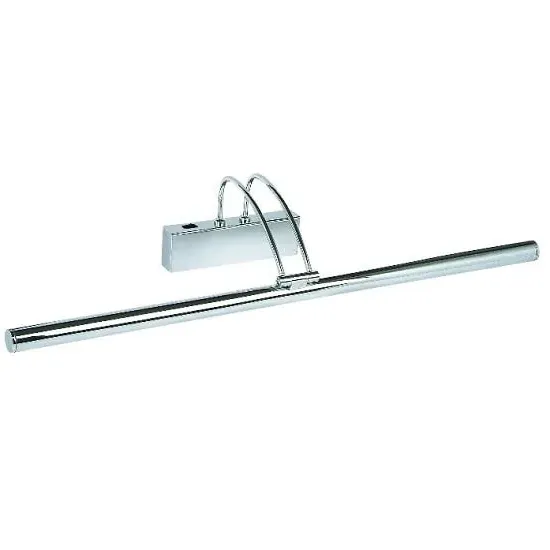 Picture Light with Adjustable Head - Chrome image