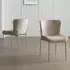 Piercy Dining Chairs - Champagne, Fabric