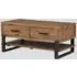 Pierre Coffee Table with 2 Drawers - Oak