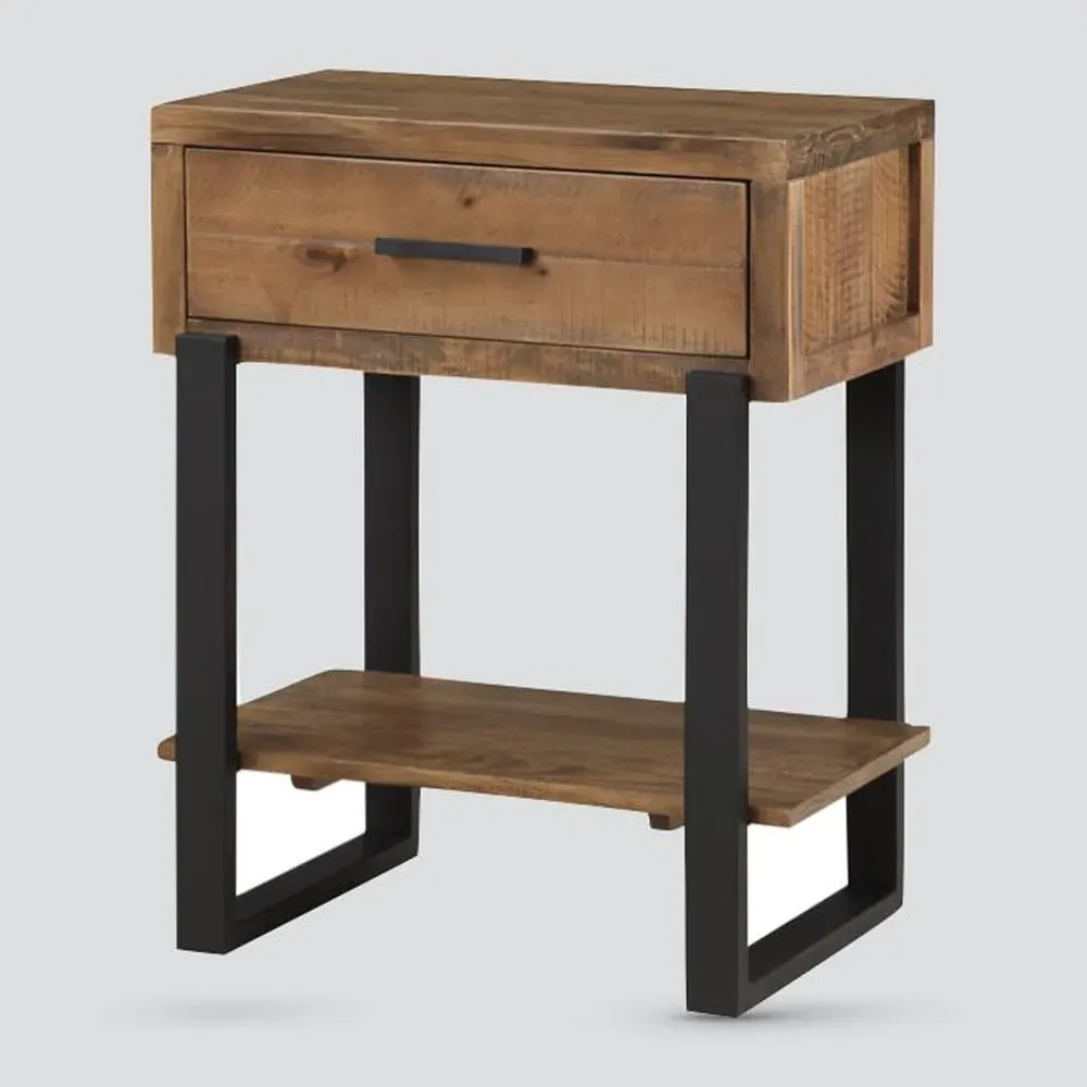 Pierre Console Table with 1 Drawer - Oak