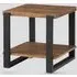 Pierre Lamp Table with Shelf - Oak