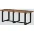 Pierre Rectangular Dining Bench - Oak