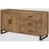 Pierre Sideboard with 2 Doors 3 Drawers - Oak
