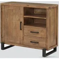 Pierre TV Sideboard with 1 Door 2 Drawers - Oak