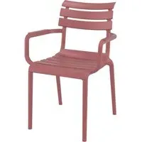 Pikeville Outdoor Armchair - Marsala, Polypropylene