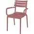 Pikeville Outdoor Armchair - Marsala, Polypropylene