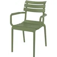 Pikeville Outdoor Armchair - Olive Green, Polypropylene