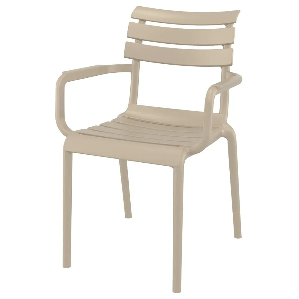Pikeville Outdoor Armchair - Taupe, Polypropylene