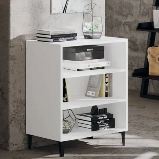 Pilvi 3-Shelf Bookcase - White, Chipboard