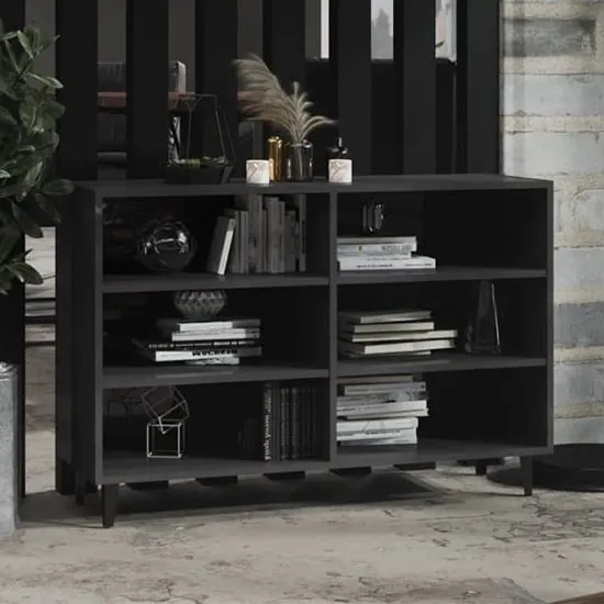 Pilvi 6-Shelf Bookcase - Grey image