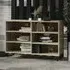 Pilvi 6-Shelf Bookcase - Sonoma Oak, Chipboard