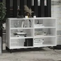Pilvi 6-Shelf Bookcase - White