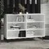 Pilvi 6-Shelf Bookcase - White, Chipboard