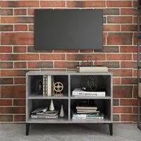 Pilvi TV Stand with Storage - Concrete Effect, Chipboard