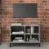 Pilvi TV Stand with Storage - Concrete Effect, Chipboard
