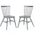 Piper Side Chairs Pair - Blue, Aluminium