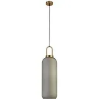 Pipette Ceiling Pendant Light - Brass, Glass