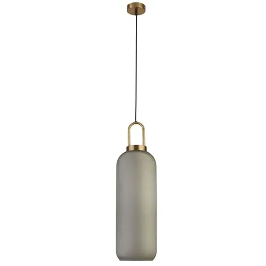 Pipette Ceiling Pendant Light - Brass, Glass