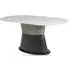 Piran Sintered Stone Dining Table - White