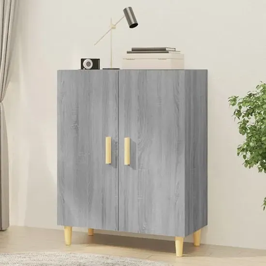 Pirro 2-Door Sideboard - Grey, Engineered Wood
