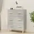 Pirro 3 Drawer Chest - Concrete Effect, Engineered Wood