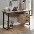 Pittsburg Laptop Desk with 2 Drawers - Oak, Black