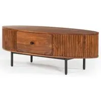 Plano Coffee Table with Drawer - Walnut