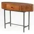 Plano Console Table with Drawer - Walnut