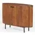 Plano Storage Cabinet with 2 Doors - Walnut