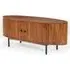 Plano TV Stand with 2 Doors - Walnut