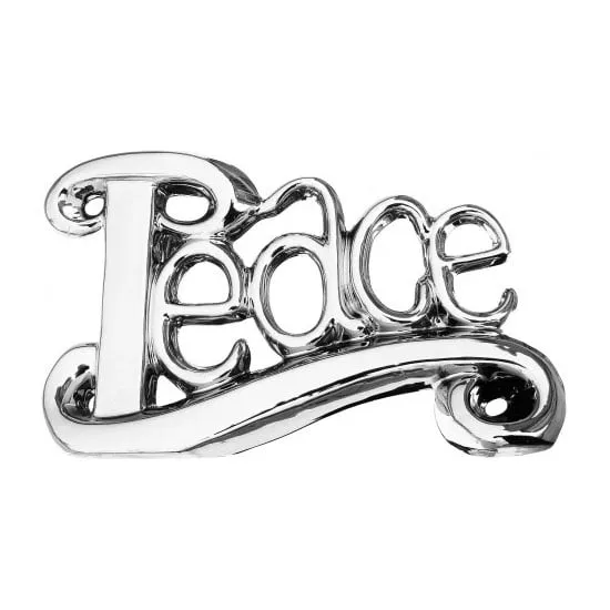 Platinum Peace Sculpture - Ceramic product