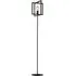 Plaza Square Metal Floor Lamp - Matt Black